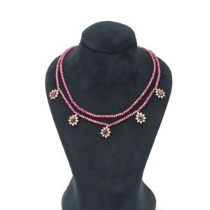 Glass Pink Drops