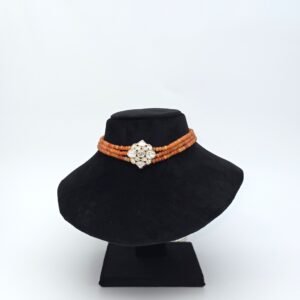 Orange Kundan Charm