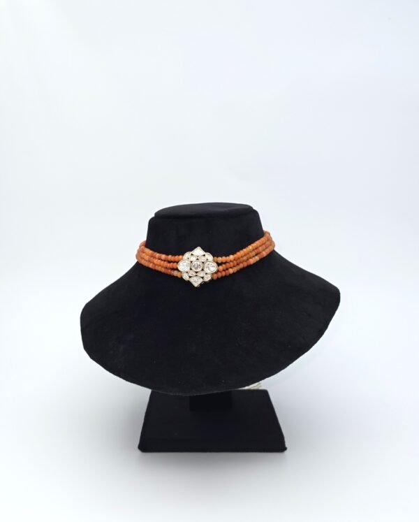 Orange Kundan Charm