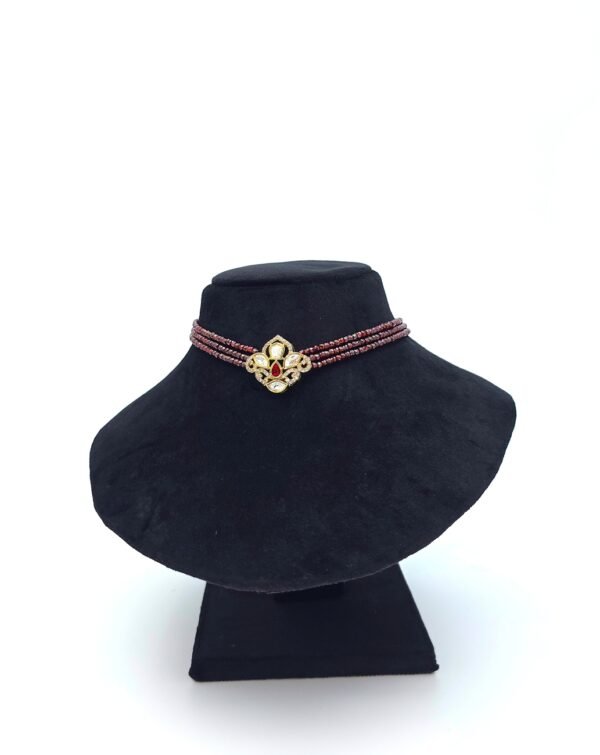 Maroon Majesty Choker