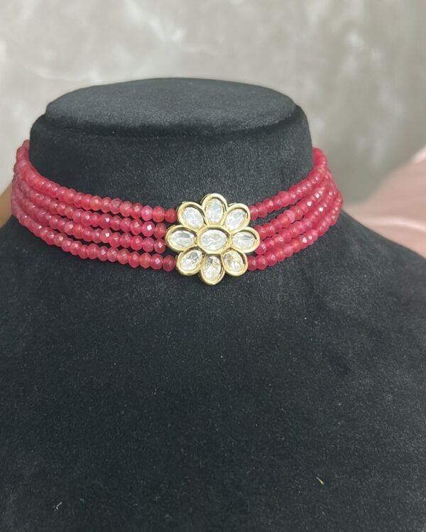 Ruby Blossom Choker